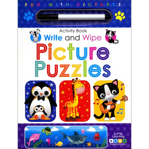 Write and Wipe Picture Puzzles