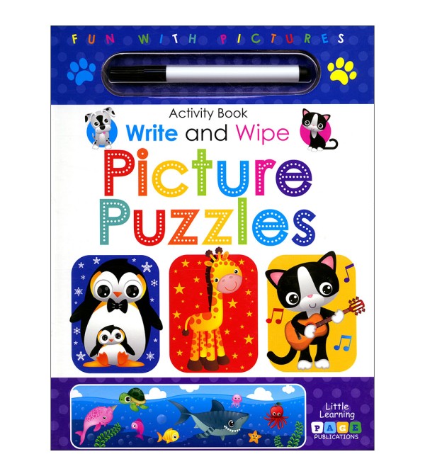 Write and Wipe Picture Puzzles