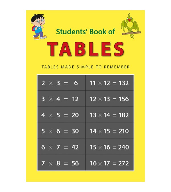 Students Book of Tables