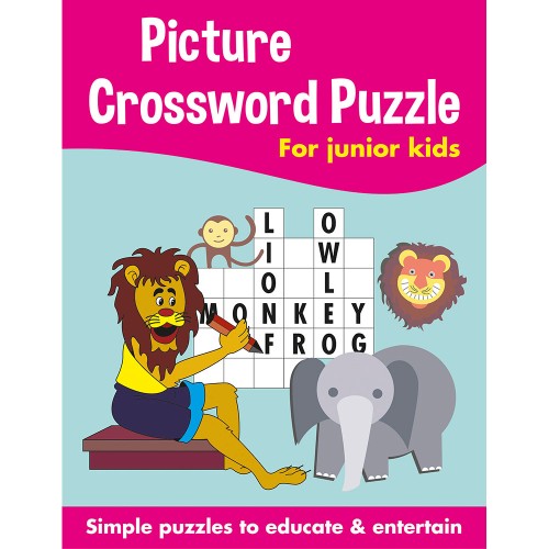 Picture Crossword Puzzles for Junior Kids {Pink}