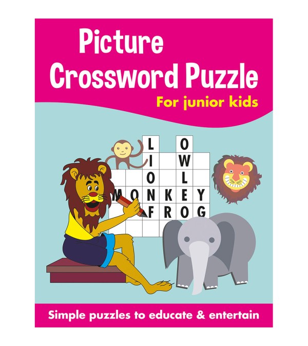 Picture Crossword Puzzles for Junior Kids {Pink}