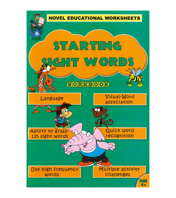 Novel Educational Starting Sight Words Workbook
