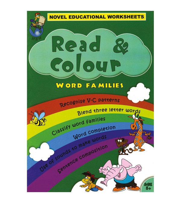 Novel Educational Read & Colour Word Families