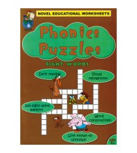 Novel Educational Phonics Puzzles Sight Words