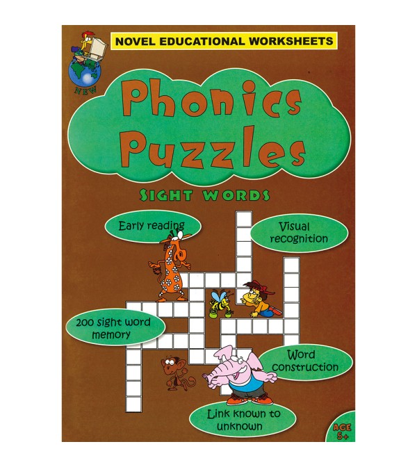 Novel Educational Phonics Puzzles Sight Words