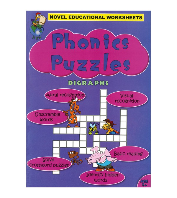 Novel Educational Phonics Puzzles Digraphs