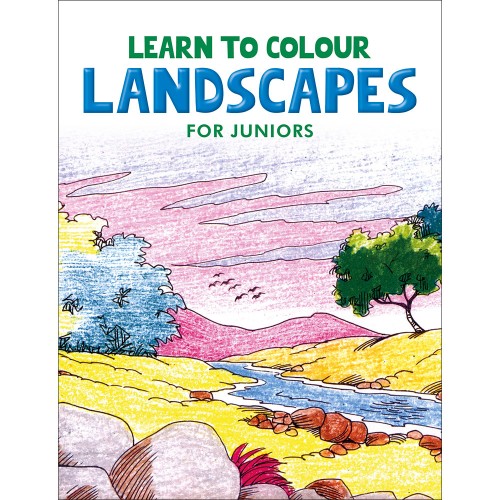 Learn to Colour Landscape for Juniors {Blue}