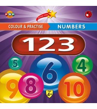 Colour & Practise Numbers 1 2 3