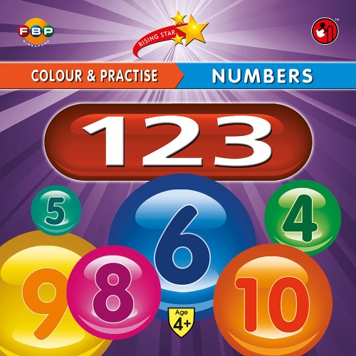 Colour & Practise Numbers 1 2 3