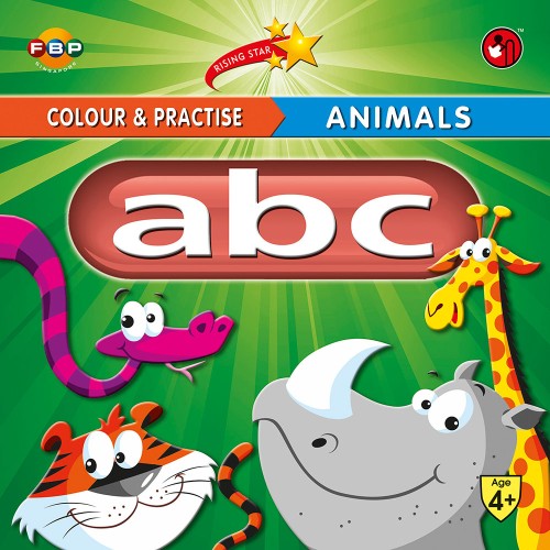 Colour & Practise Animals a b c