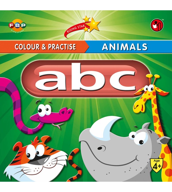 Colour & Practise Animals abc