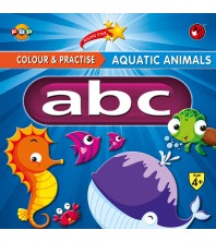 Colour & Practise Aquatic Animals a b c