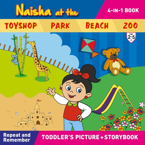 Naisha at the Toyshop, Park, Beach, Zoo {4in1}