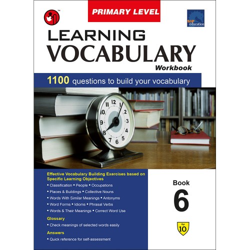 Learning Vocabulary Workbook Primary Level 6