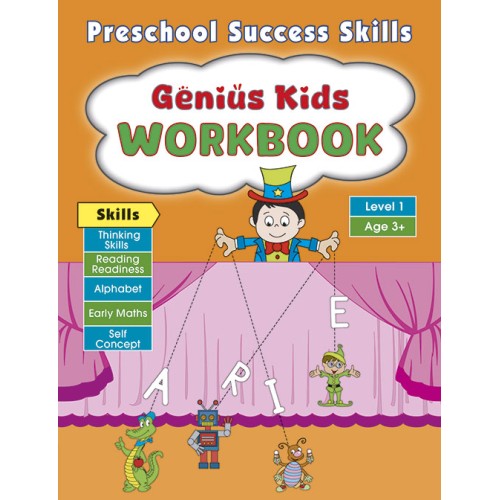Preschool Success Skills Genius Kids Workbook (Level 1)