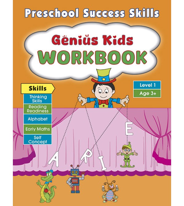 Preschool Success Skills Genius Kids Workbook (Level 1)