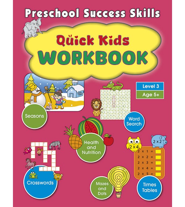 Preschool Success Skills Quick Kids Workbook (Level 3)