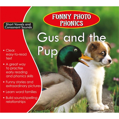 Funny Photo Phonics Gus and the Pup