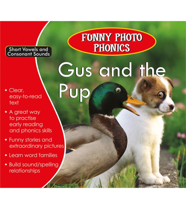 Funny Photo Phonics Gus and the Pup