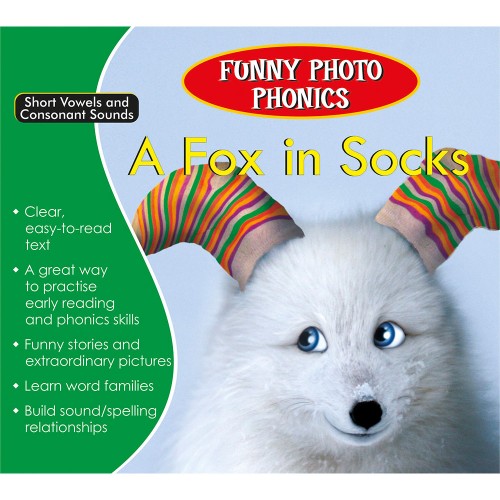 Funny Photo Phonics A Fox in Socks