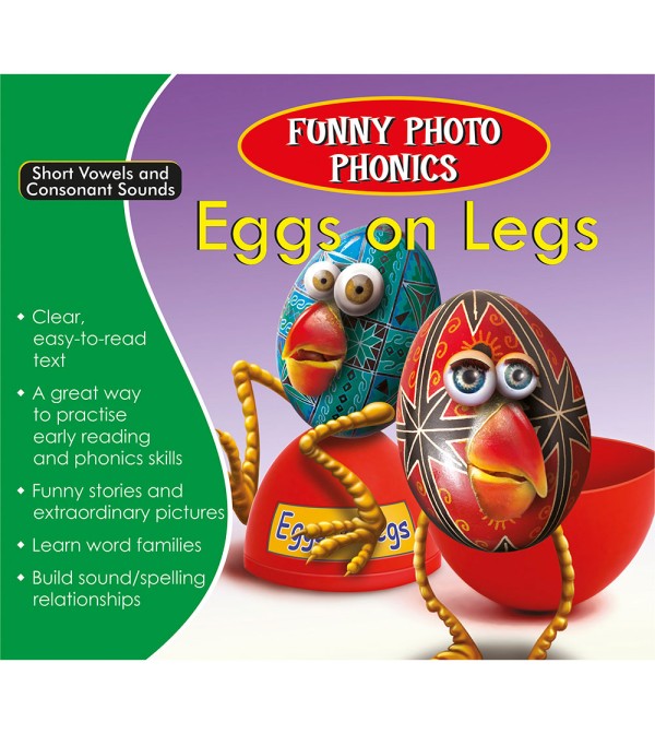 Funny Photo Phonics Eggs on Legs