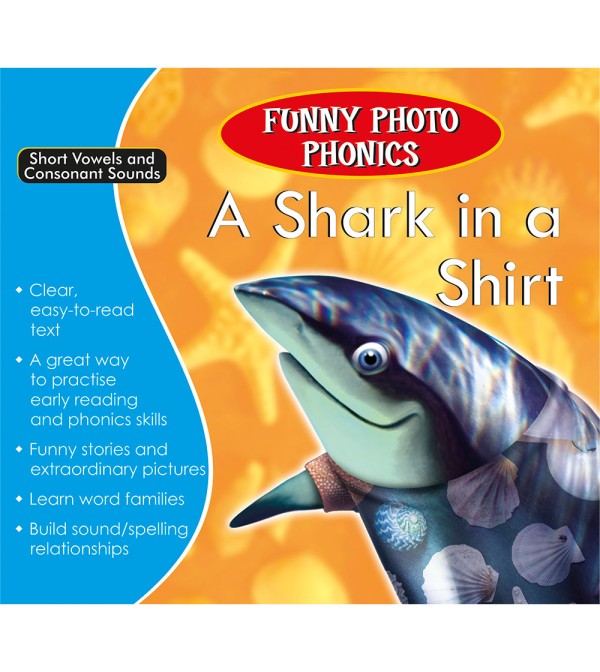 Funny Photo Phonics A Shark in a Shirt