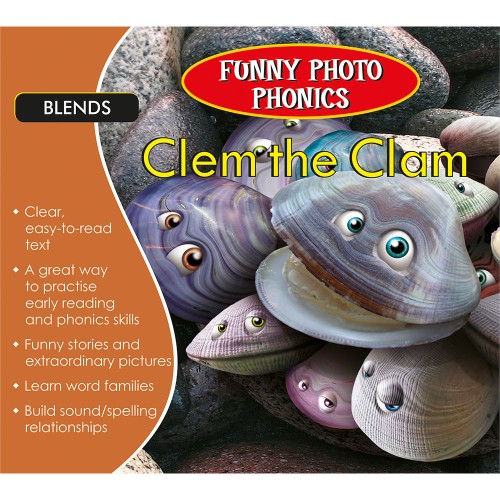 Funny Photo Phonics Clem the Clam