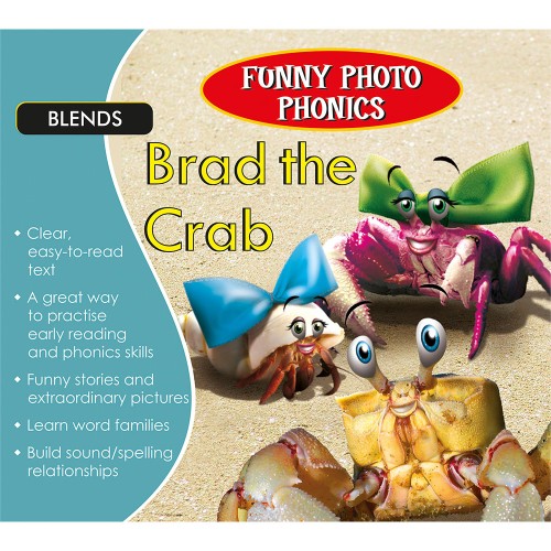 Funny Photo Phonics Brad the Crab