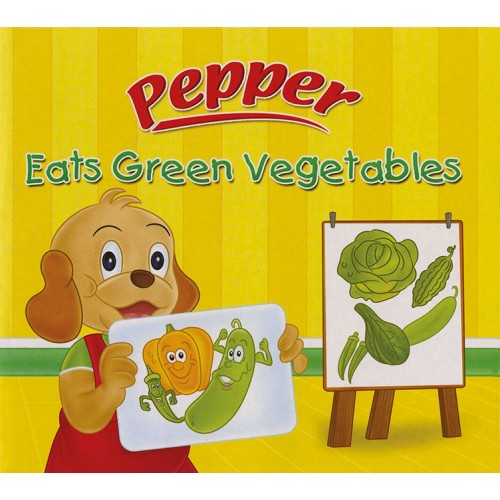 Pepper Eats Green Vegetables