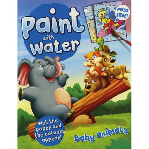 Paint with Water Baby Animals