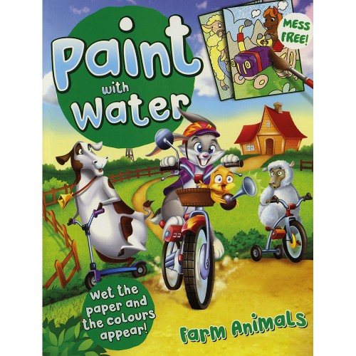 Paint with Water Farm Animals