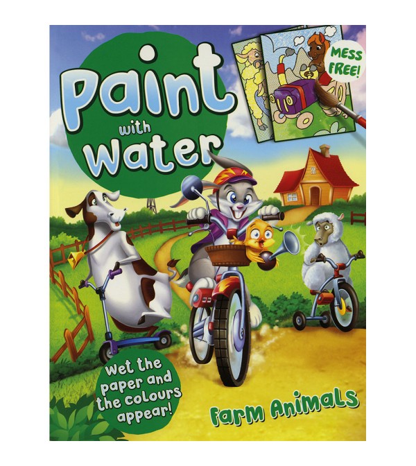 Paint with Water Farm Animals