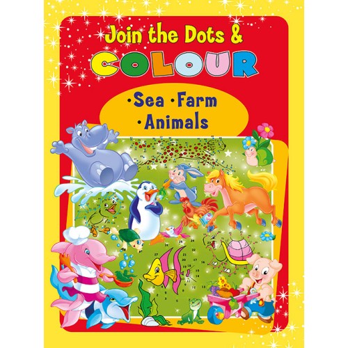 Join the Dots & Colour Sea Farm Animals