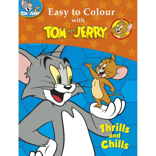 Easy to Colour with Tom and Jerry Thrills and Chills