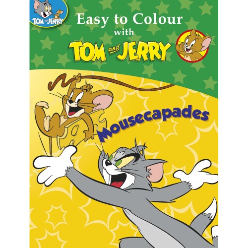 Easy to Colour with Tom and Jerry Mousecapades