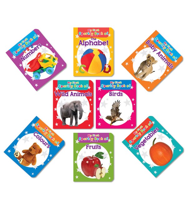 My First Sparkly Board Book Series (Pack of 8 Titles)